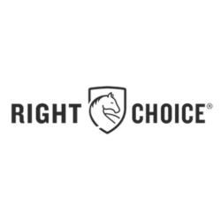 Right Choice brand horse feed logo.